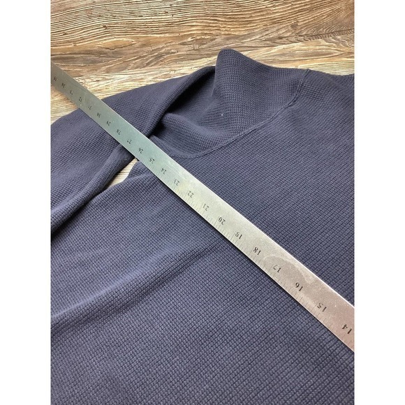 Woolrich waffle knit 1/2 zip Long Sleeve Warm Navy‎ Size 2XLT - Picture 7 of 11